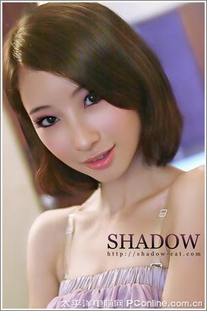 Photoshop美容教程:后期处理给美女化妆